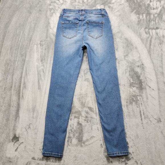 Curve Appeal Jeans Womens 6/28 Blue High Rise Essential Skinny Stretch Denim - Picture 3 of 14